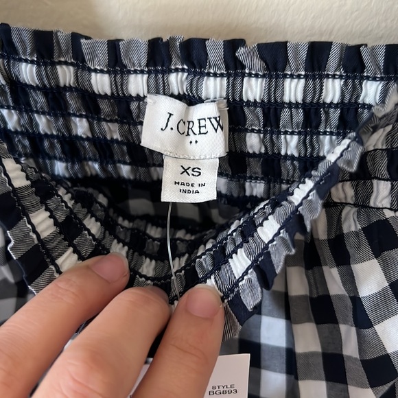 Jcrew Factory| NWT Gingham Tank XS - Picture 3 of 5